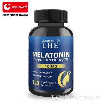 Shecome Capsule di melatonina Supporto per il sonno Rilassamento